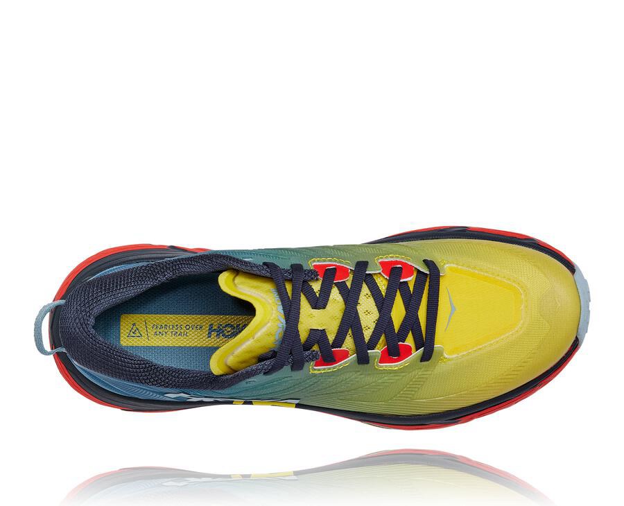 Hoka One One Trail Schoenen Heren - Mafate Speed 3 - Blauw - FQ8097452